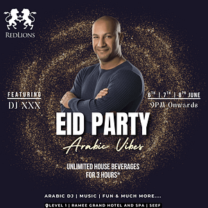 Eid After Party at Red Lions Bahrain – Eid Events and Activities Eid Events and Activities Shop Online at Dubai Trades