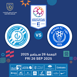 Al Nasr FC vs Dibba FC – Sports Events Sports Events Shop Online at Dubai Trades