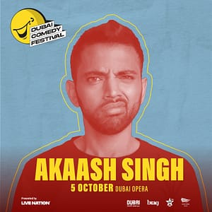 Akaash Singh Live at Dubai Comedy Festival 2025 – Comedy Events Comedy Events Shop Online at Dubai Trades
