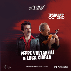 The Fridge Presents: Peppe Voltarelli & Luca Ciarla in Dubai – Concerts Concerts Shop Online at Dubai Trades