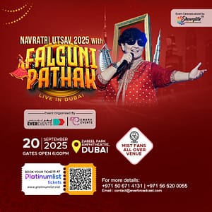 Navratri Utsav 2025 with Falguni Pathak in Dubai – Concerts Concerts Shop Online at Dubai Trades 2