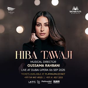 Hiba Tawaji in Dubai – Concerts Concerts Shop Online at Dubai Trades