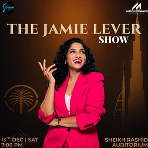 The Jamie Lever Show Live in Dubai – Shows and Theatrical Plays Shows and Theatrical Plays Shop Online at Dubai Trades