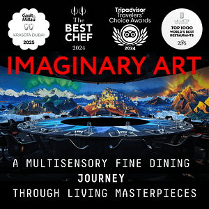 IMAGINARY ART Show in KRASOTA Restaurant – Dining Experiences Dining Experiences Shop Online at Dubai Trades