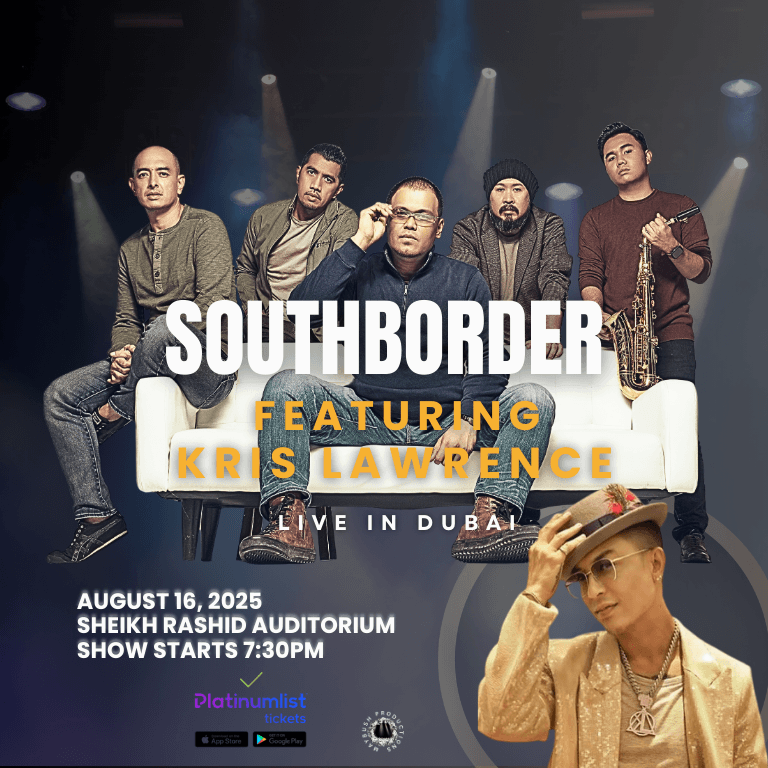 South Border Feat. Kris Lawrence Live in Dubai – Filipino Events Filipino Events Shop Online at Dubai Trades 2