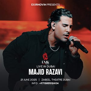 Majid Razavi Live at Zabeel Theatre in Dubai – Persian Events Persian Events Shop Online at Dubai Trades 2