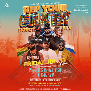 Rep Your Country – Novotel Beach Party – Nightlife Nightlife Shop Online at Dubai Trades