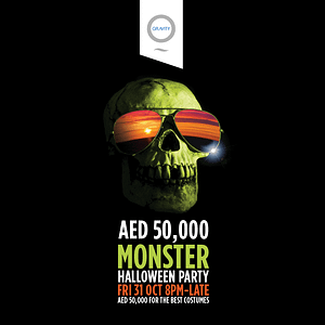 AED 50,000 Monster Halloween Party 2025 in Dubai – Halloween Halloween Shop Online at Dubai Trades