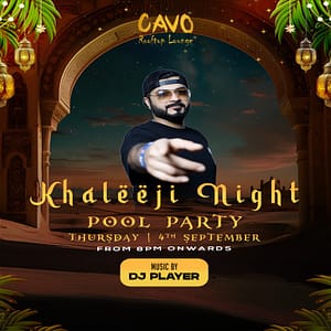 Khaleeji Nights Pool Party at Cavo Rooftop in Manama – Nightlife Nightlife Shop Online at Dubai Trades