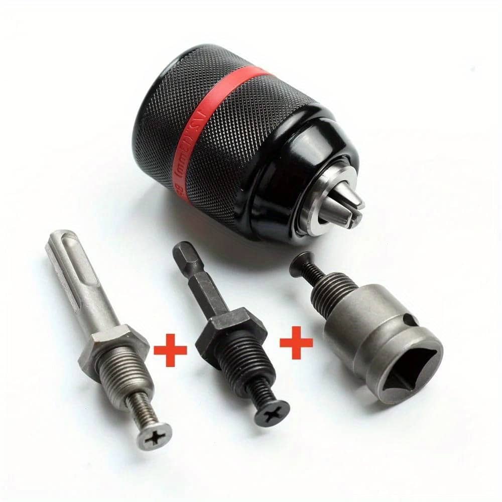 1 Set Metal Heavy Duty 1.5-13mm Keyless Drill Chuck Hex Shank/sds/socket Square Female Adaptor Metal Drill Chuck Converter Drill Chucks Shop Online at Dubai Trades 2