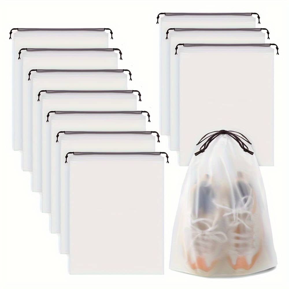 10pcs/set, Travel Shoes Storage Bag, Portable Shoes Packing Bag, Clear Shoes Pouch & Organizer Clothing, Shoes & Jewelry Shop Online at Dubai Trades 2