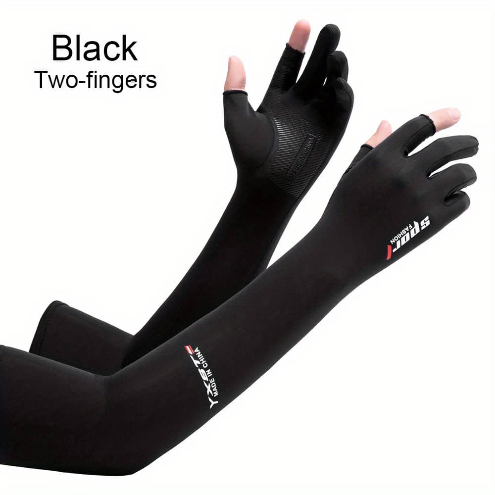 1pair Cooling Arm Sleeves Cover For Women Men, Sports Running Uv Sun Protection Gloves, Outdoor Fishing Cycling Driving Sleeves Base Layers & Compression Shop Online at Dubai Trades 2