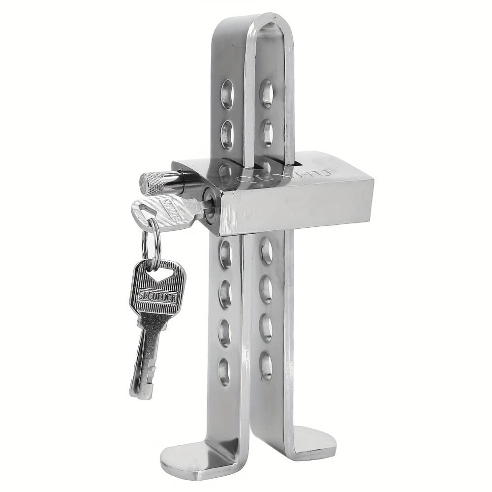 1pc Auto Brake Lock Steel Stainless Universal Throttle Security Anti-theft Tool Car Accessories Car Lock Anti-Theft Shop Online at Dubai Trades 2