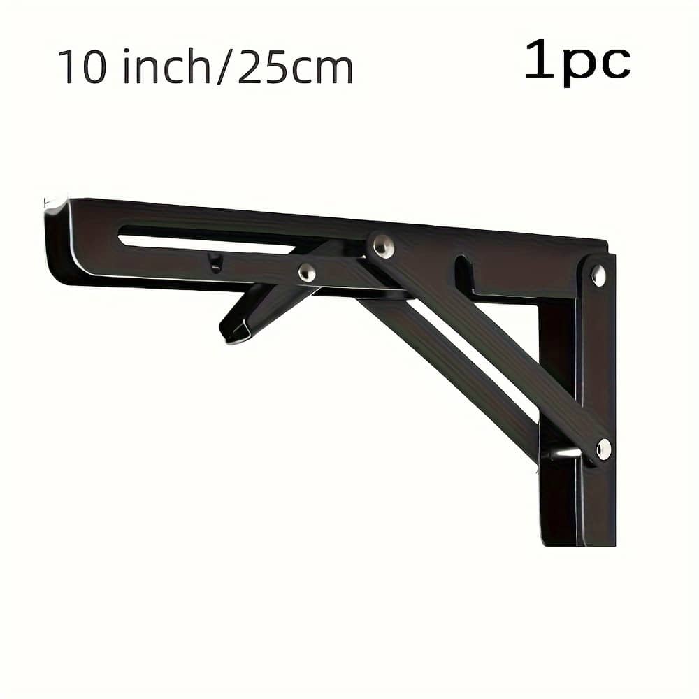 1pc Heavy Duty Folding Shelf Brackets – Wall Mounted For Bench Table With Screws Brackets Shop Online at Dubai Trades 2