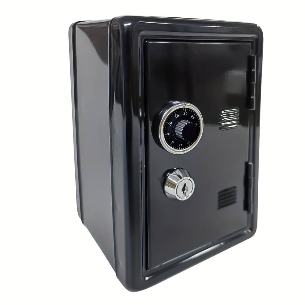 1pc Safe Bank, Mini Locker Small Safe Storage Box Piggy Bank With Combination , Home Safe, Personal Safe For Home , Money Jewelry, 7″ H X 4.7″ .9″ W, Black Combination Padlocks Shop Online at Dubai Trades 2