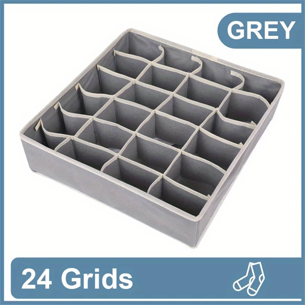1pc Sock And Underwear Storage Bag, Fabric Drawer Organizer Foldable, Suitable For Cabinets And Wardrobes, Designed For Storing Socks, Underwear, And Ties. Clothing, Shoes & Jewelry Shop Online at Dubai Trades 2