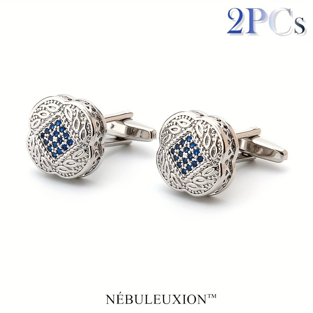2pcs Shirt Cufflinks, For Wedding/banquet/ceremony/business, Best Gift For Men Accessories Shop Online at Dubai Trades 2