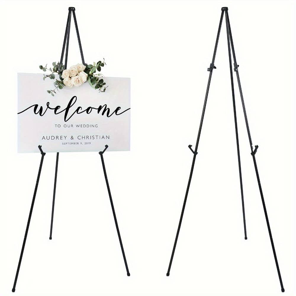 63″ Easel Stand For Wedding Sign, Display & Poster, Sign Poster Stand For Display, Display Easel Stand With Bag Arts, Crafts & Sewing Shop Online at Dubai Trades 2