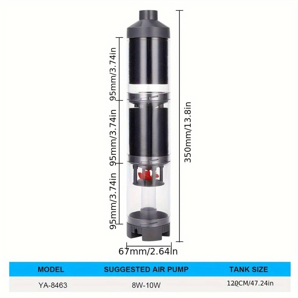 Aquarium Fish Excrement Collector Toilet Automatic Filter Cleaning For Fish With Air Oxygen Pump Aquarium Pumps & Filters Shop Online at Dubai Trades 2