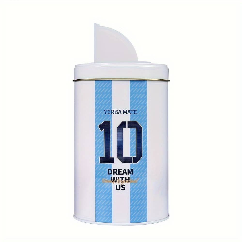 Cuopru 1.1l Airtight Yerba Mate Storage Canister – Leak-proof, Reusable Metal Container For Coffee, Tea, Grains & More – Kitchen Organization Container Sets Shop Online at Dubai Trades 2