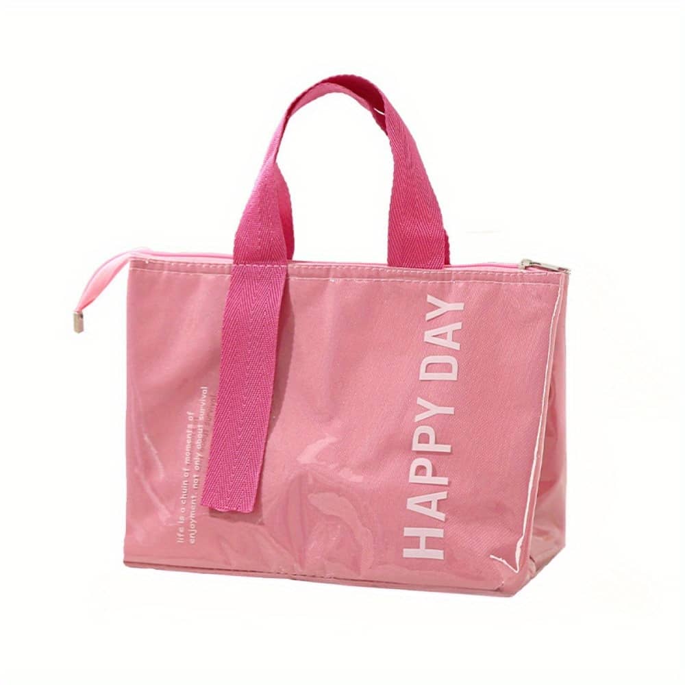 Large Capacity Insulated Lunch Bag With Thickened Aluminum Foil, Oxford Fabric, Ideal For Office Workers And Outdoor Camping – 1pc Home & Kitchen Shop Online at Dubai Trades 2
