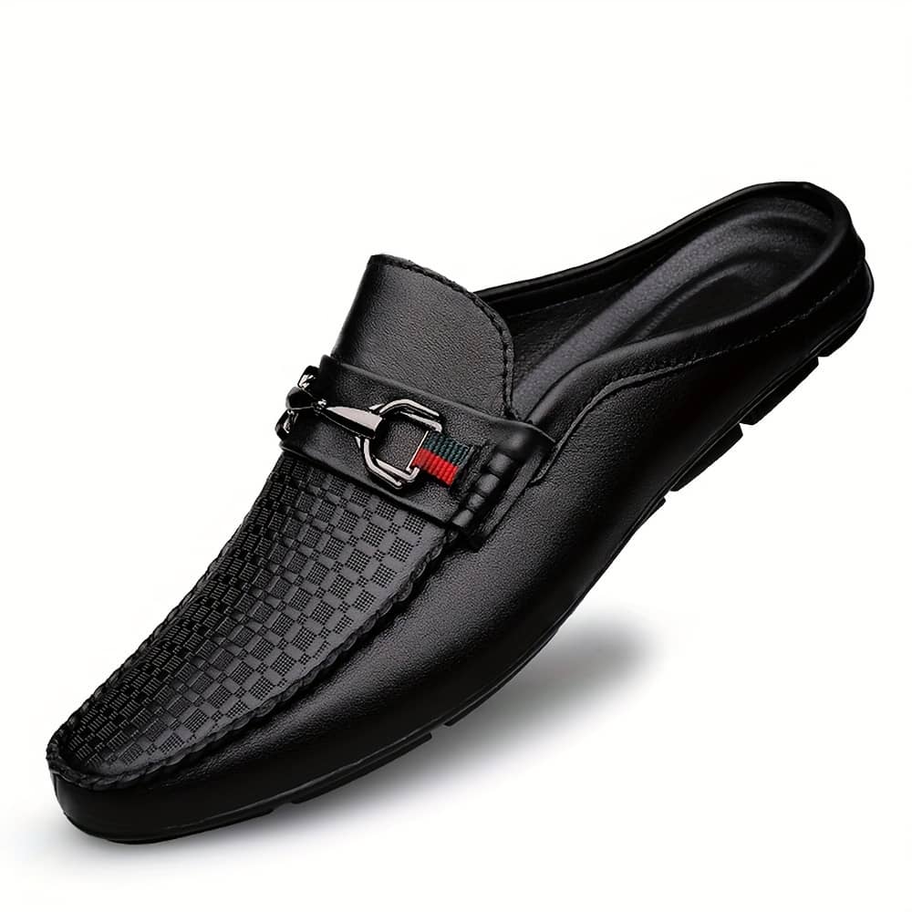 Men’s Retro Style Backless Mule Shoes With Microfiber , Breathable Lightweight Slip On Shoes For Indoor/ Outdoor Walking Clothing, Shoes & Jewelry Shop Online at Dubai Trades 2