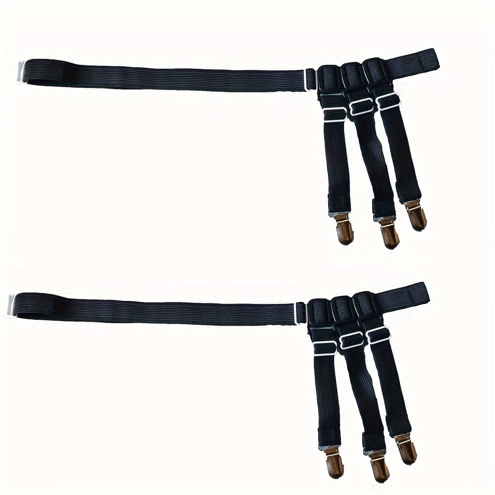 Men’s Shirt Stays For Tucking Shirts, Shirt Garter And Holder Securing Shirt Position For Men 1pair 2pcs Accessories Shop Online at Dubai Trades 2