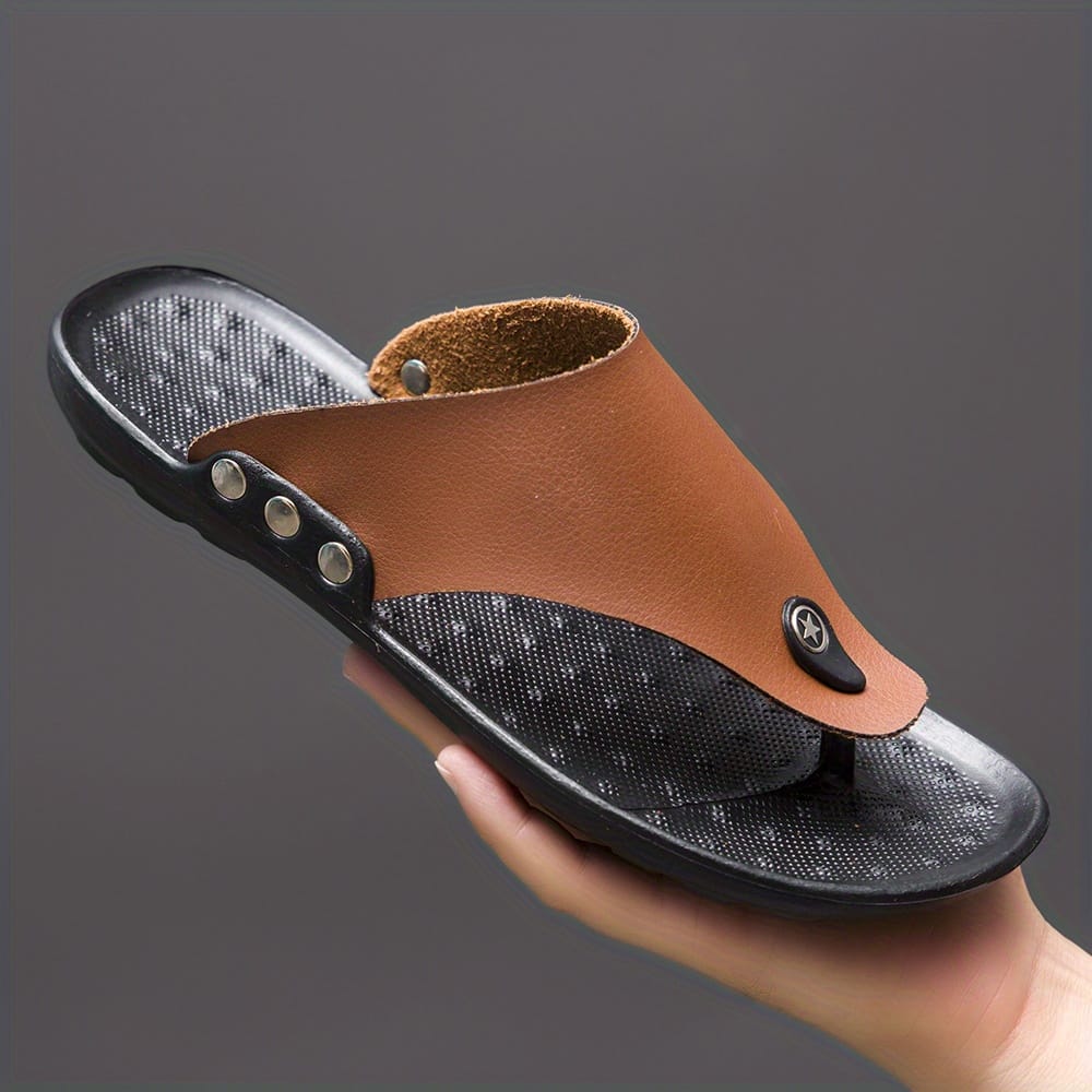 Men’s Summer Rome Flip Flop Beach Sandals Comfortable T-strap Open Toe Slipper Men Slippers Clothing, Shoes & Jewelry Shop Online at Dubai Trades 2