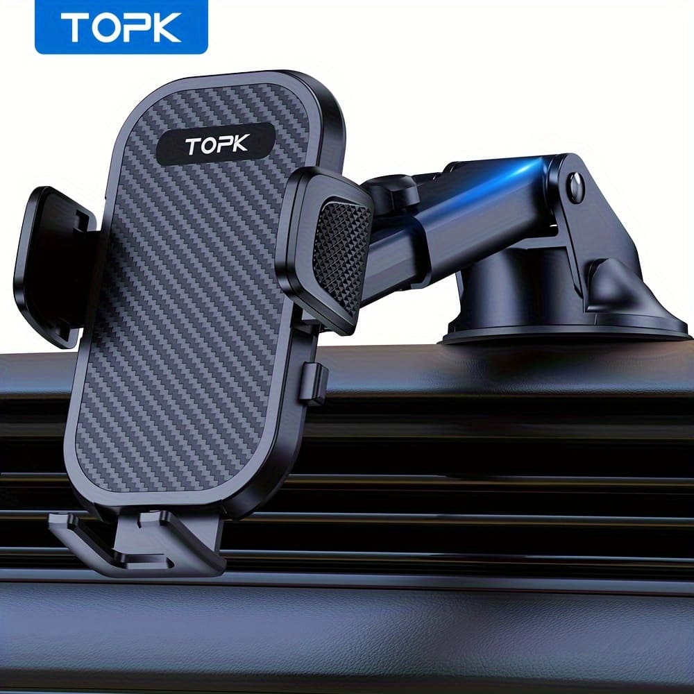 Phone Stand Holder For Car Mount Automobile Cell Phone Holder Car Mount Universal Dashboard Mount For All Smartphones Automotive Shop Online at Dubai Trades 2