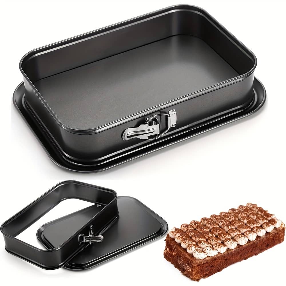 Premium Springform Cake Pan With Lid – 10.9″” , Removable Bottom For – Cheesecakes, Tiramisu & More – Carbon Steel, Dishwasher Safe Bakeware Shop Online at Dubai Trades 2