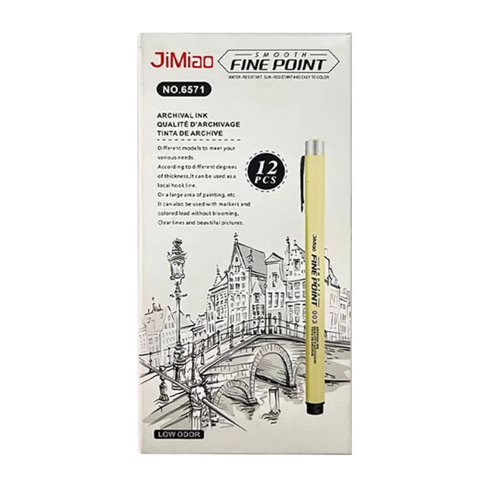 12-pack Of Drawing Pens: Anime, Sketching, Calligraphy, And More – Art Supplies For Artists, Designers, And Office/school Use Office & School Supplies Shop Online at Dubai Trades 2