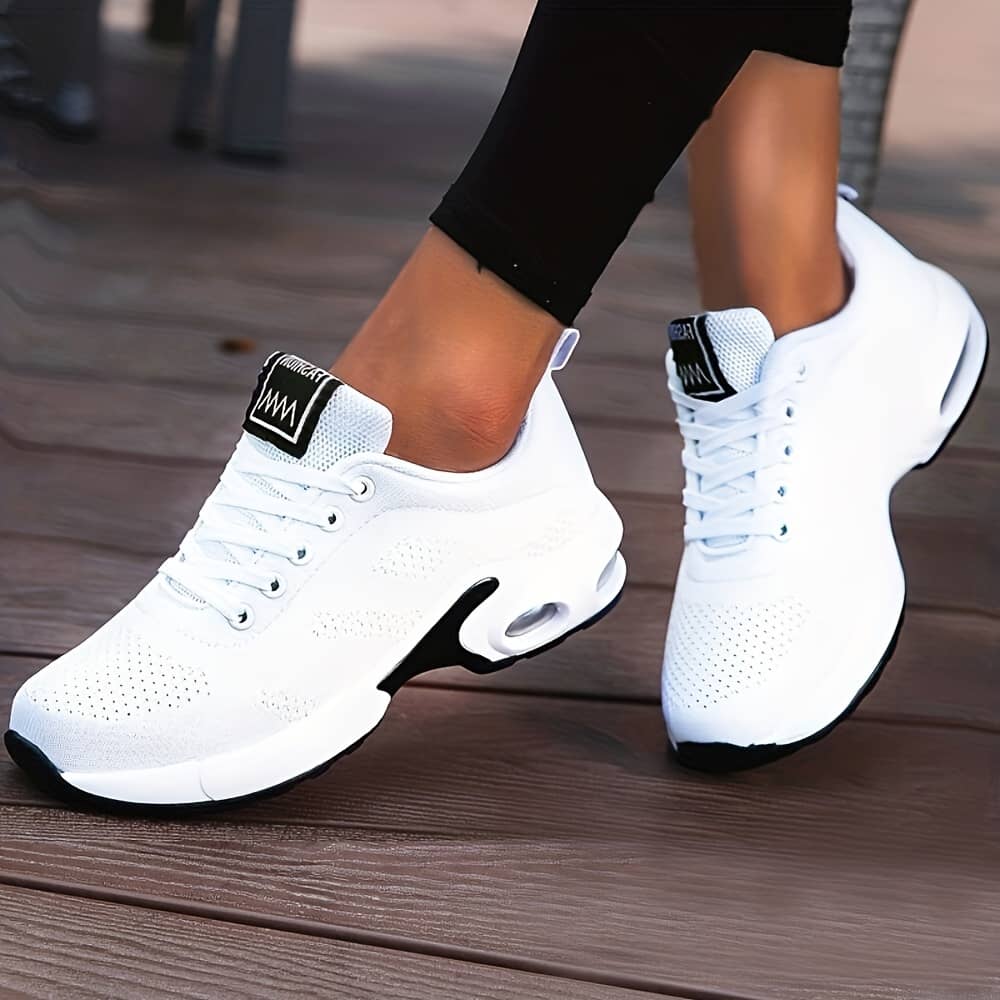Lightweight Mesh Lace Up Sneakers, Cushion Running Sports Shoes, Women’s Footwear Athletic Shop Online at Dubai Trades 2