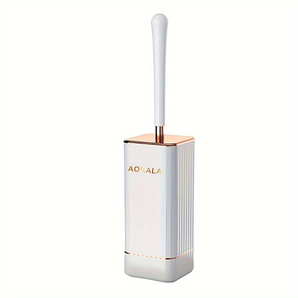 Toilet Brush And Holder Silicone Toilet Bowl Brush Set Long Handle Cleaning Deep Cleaning Halloween, Christmas Decorations Bath Shop Online at Dubai Trades 2
