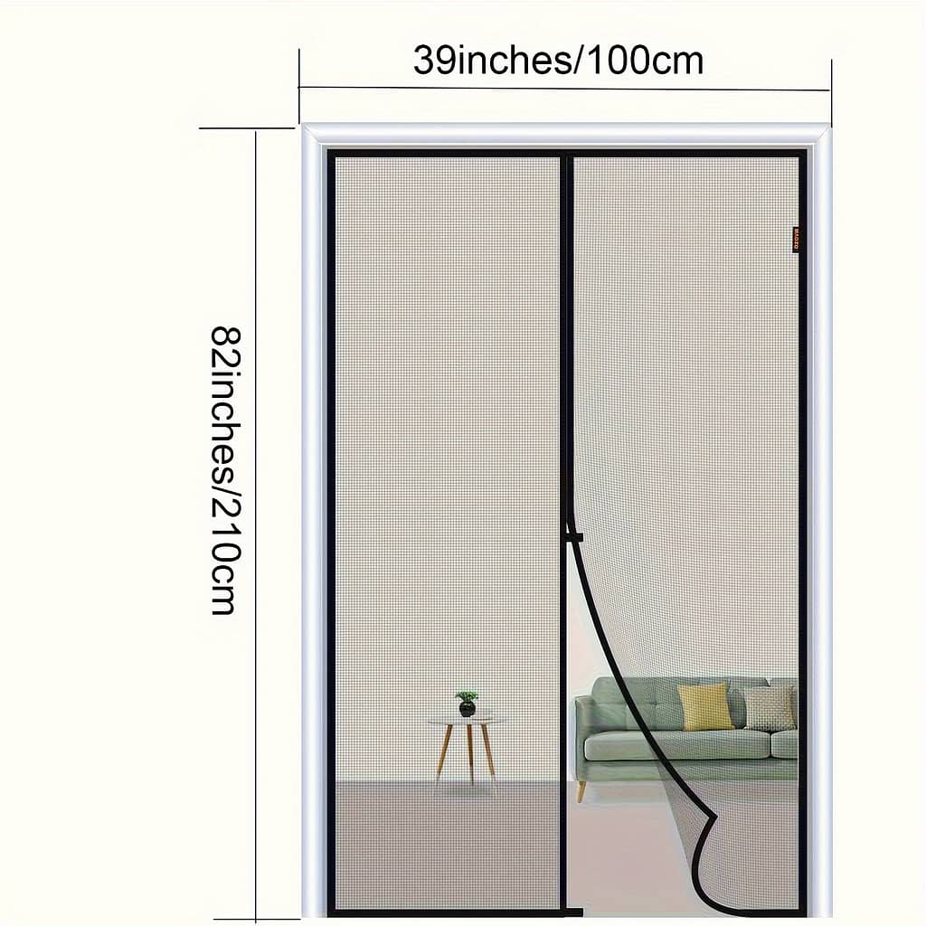 1 Set 31.5inchx82inch /36 Inch X 82inch/39.4 Inch X 82inch Magnetic Screen Door (), Self Sealing Heavy Duty Hands Free Mesh Partition, Keeps , Doorway Curtains Shop Online at Dubai Trades 2