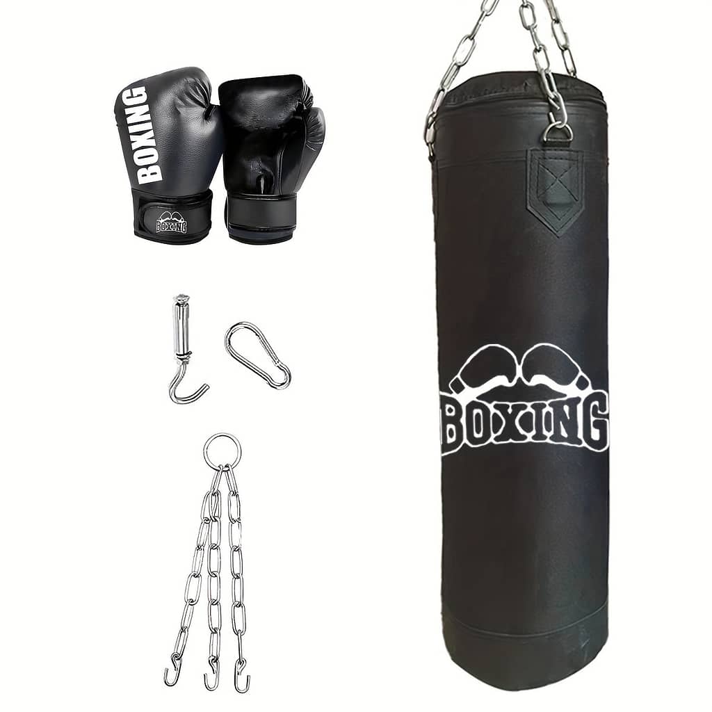 1 Set Of Adult Unisex Martial Arts Boxing Bag For Fighting Mma Taekwondo Muay Thai Training, Hanging Boxing Punching Bag Boxing Shop Online at Dubai Trades 2