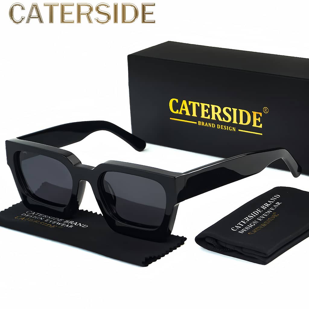 100% Acetate Square Men Fashion Glasses Classic Retro Driving Fashion Glasses For Male Female Tac Thick Eyeglasses Shade, For Gifts With Business Set Case Rc005 Accessories Shop Online at Dubai Trades 2