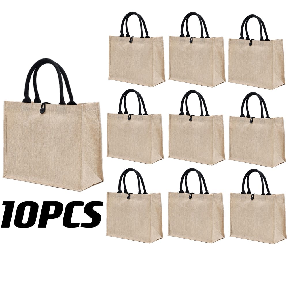 10pcs Large Capacity Tote Bag – Stylish Buckle Closure, Durable Fabric Material, Spacious Shoulder Bag For Commuting, Sport And Shopping – Casual, Everyday Use Gym Bags Shop Online at Dubai Trades 2