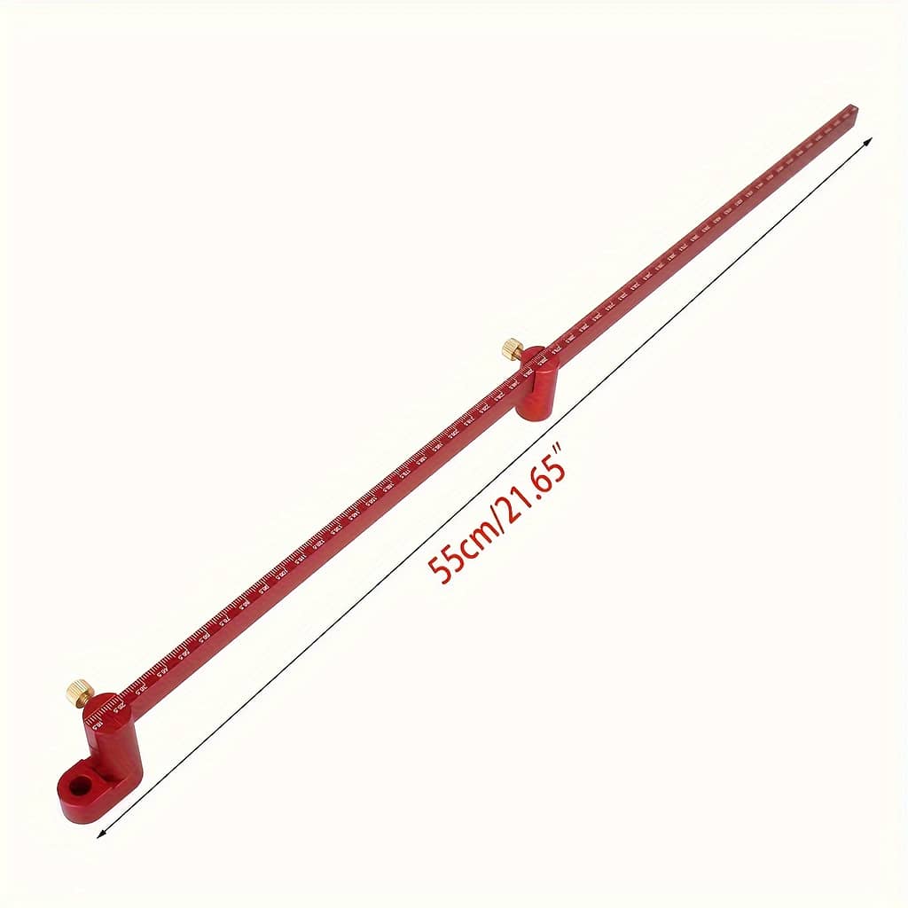 1pc 320mm/550mm Woodworking Scribing Gauge, Center Finder Ruler, Lengthening Aluminum Alloy Scribing Circle Ruler, Woodworking Compass For Woodturners Bowls Lathe Work Marking Tools Shop Online at Dubai Trades 2