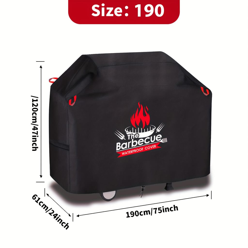 1pc 420d Oven Cover, 5 Sizes, 420d Fabric Pu Waterproof Layer, Double Needle Car Seam Tape Seal Strip, Waist Magic Tape Tightening, Bottom Pull Rope Not A Cheap Model Grill Covers Shop Online at Dubai Trades 2