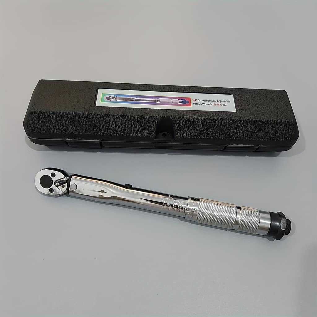 1pc Automobile Torque Wrench, 1/4″ 3/8″ And 1/2″ Adjustable Drive Torque Wrench, Preset Bicycle Torque Wrench, Ratchet Wrench, As A Gift For Your Husband Hand Tools Shop Online at Dubai Trades 2