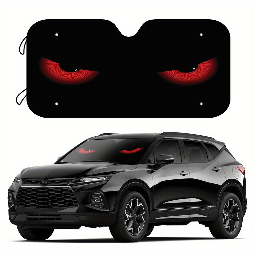 1pc Car Sun Shade For Windshield Blocks Visor Protector Foldable Sun With Suction Cups Keeps Seaside Scenery Automotive Shop Online at Dubai Trades 2