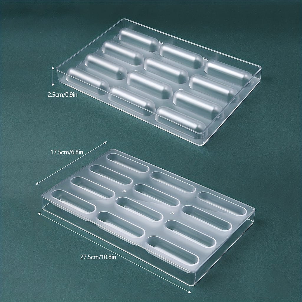 1pc, Chocolate Bar Mold, 3d Plastic Mold, Candy Mold, 12 Cavity Pastry Mold, Baking Tools, Kitchen Accessories Bakeware Shop Online at Dubai Trades 2