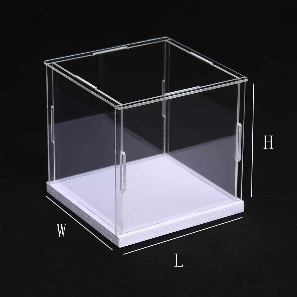 1pc Display Case For Collectibles Assemble Clear Acrylic Box Alternative Glass Case For Display Action Figures Home Storage & Organizing Toys Display Stands Shop Online at Dubai Trades 2