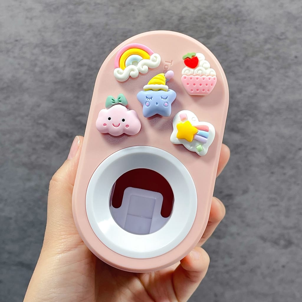 1pc Easy-install Wall-mounted Toothpaste Squeezer – Cute 3d Design, No-drill, Removable & Washable, Non-marking Adhesive – Bathroom Organization, Available In Light Blue & Pink Bathroom Safety, Aids & Accessories Shop Online at Dubai Trades 2