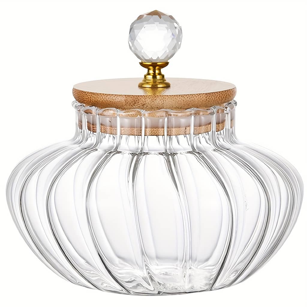1pc Glass Seal Jar, Round Multipurpose Kitchen Storage Container, Reusable Food Preserver For Candies, Grains, Snacks, Pickles – Hand Wash Only, No Electricity Needed Food Jars & Canisters Shop Online at Dubai Trades 2