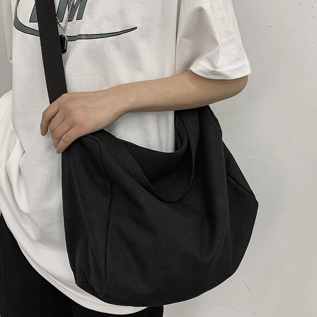 1pc Men’s Minimalism Large Capacity Sling Bag, Trendy Portable Tote Bag, Causal Satchel Bag For Vacation & Outdoors Activities & Daily Commute Clothing, Shoes & Jewelry Shop Online at Dubai Trades 2
