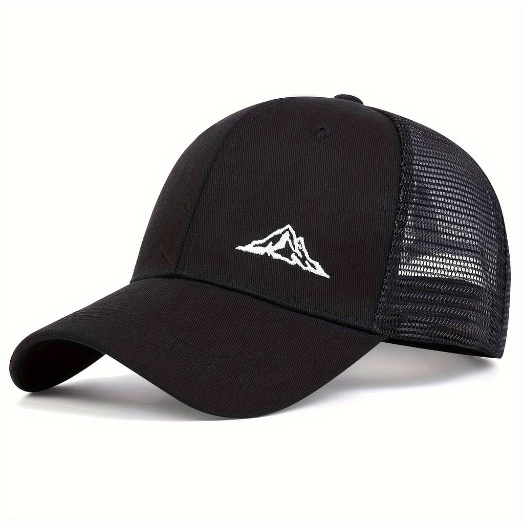 1pc Men’s Mountain Embroidered Baseball Cap, Adjustable Sun Protection Leisure Cap For Spring And Autumn Travel, Outdoor Sports, And Beach Parties Accessories Shop Online at Dubai Trades 2