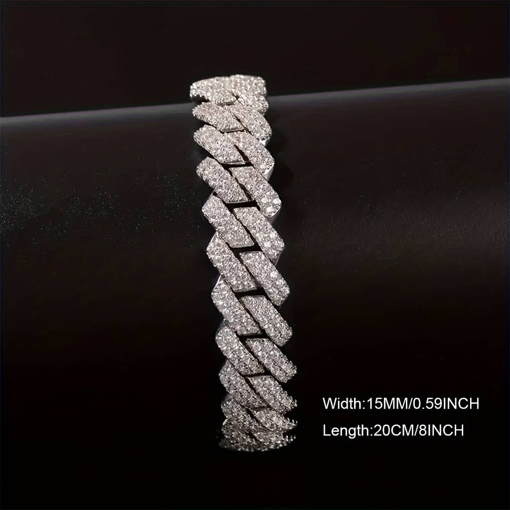 1pc Rhinestone Alloy Chain Necklace, Men’s And Women’s Jewelry Accessories, Father’s Day Gift Clothing, Shoes & Jewelry Shop Online at Dubai Trades 2