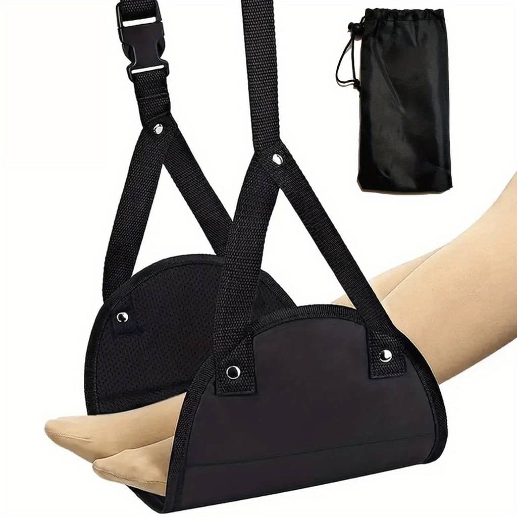 1pc Travel Accessories Portable Simple Travel Airplane Footrest Adjustable Travel Harness Lightweight Hammock Footrest Clothing, Shoes & Jewelry Shop Online at Dubai Trades 2