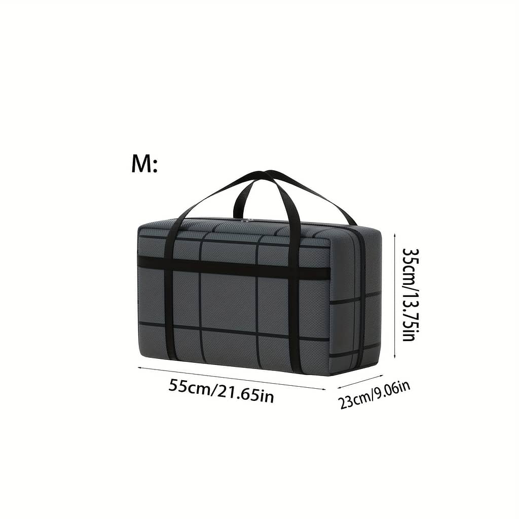 1pc Upgrade Large Capacity Storage Bag, Folding Design, Waterproof And Moisture-resistant, Synthetic Material, Black Color, No Washing Clothing, Shoes & Jewelry Shop Online at Dubai Trades 2